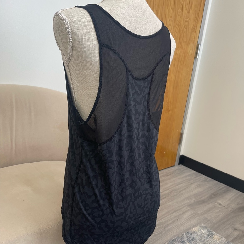 Lululemon Leopard Print Top With Mesh Detailing O… - image 3